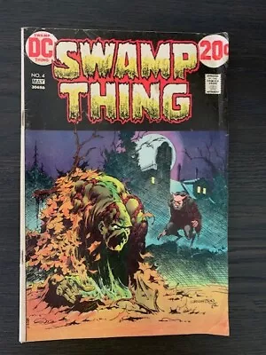 Buy 10% Off 5/15 - DC Swamp Thing Comic - No. 4 May 1973  Monster On The Moors  • 19.76£