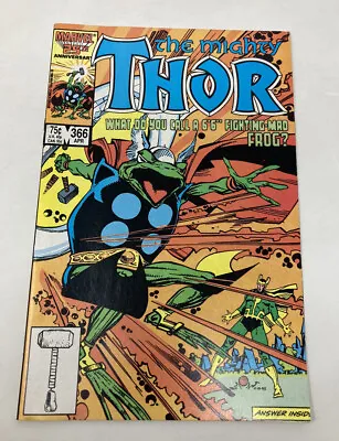 Buy The Mighty Thor #366 Apr. 1986 Marvel Comics • 29.99£