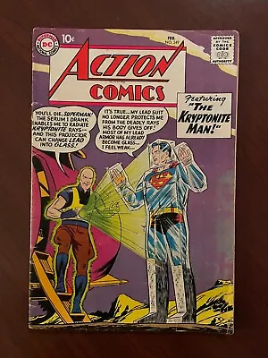 Buy Action Comics #249 (DC Comics 1959) Silver Age Lex Luthor Kryptonite Man 4.0 VG • 75.87£