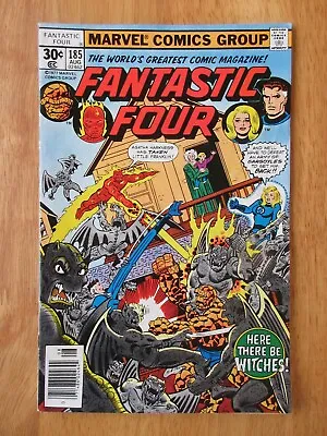 Buy FANTASTIC FOUR #185 (1977) *Key Book!* (FN++) *Very Bright, Colorful & Glossy!* • 9.06£