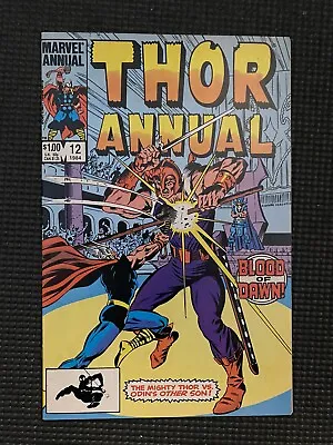 Buy THOR ANNUAL #12  - MARVEL Comics 1984 - Origin  RED RAVEN - • 5.20£