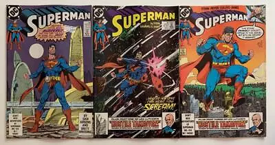 Buy Superman #29, 30 & 31. (DC 1989) VF To VF/NM Copper Age Issues • 13.88£