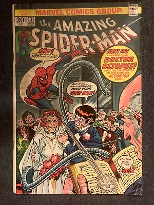 Buy Amazing Spiderman 131 Vg Aunt May Marries Doc Ock Mark Jeweler Variant • 31.96£