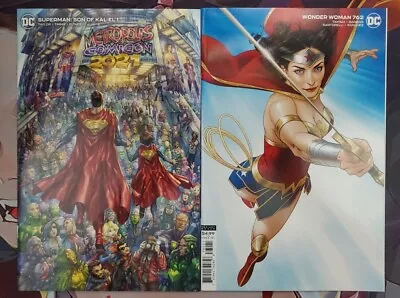 Buy SUPERMAN SON OF KAL-EL #1 QUAH MINIMAL TRADE VARIANT 1500 & Wonder Woman #762 NM • 7.87£
