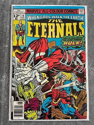 Buy The Eternals #14 | 1st App Of The Cosmic Hulk Robot | FN/VF | B&B (Marvel 1977) • 3.75£