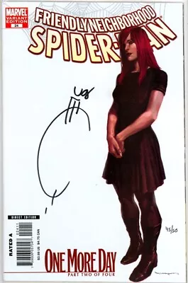 Buy Friendly Neighborhood Spider-man #24 Djurdjevic Variant Df Signed Quesada Marvel • 34.95£