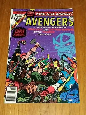 Buy Avengers Annual #7 Vf (8.0) 1977 Warlock Jim Starlin Marvel Bronze Age Comics ** • 29.99£