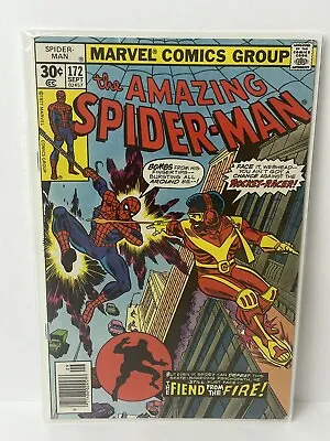 Buy Amazing Spiderman #172 Marvel Comics 1977 Bronze Age Boarded, Color • 15.91£