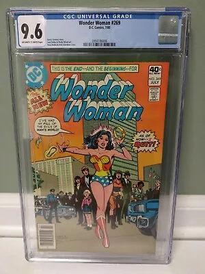 Buy Wonder Woman #269 (DC Comics 1980) CGC 9.6 **FREE SHIPPING** 🇺🇸🇺🇸 • 94.08£