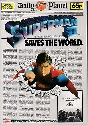 Buy SUPERMAN 2 POSTER MAGAZINE. Phoenix Publications 1981 • 5£