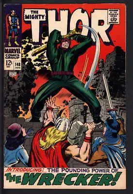 Buy Thor #148 6.5 // Origin + 1st Appearance Of The Wrecker 1968 • 70.36£