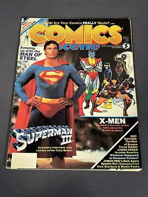 Buy Comics Scene SUPERMAN III - X-MEN #11 September 1983!! • 5.99£