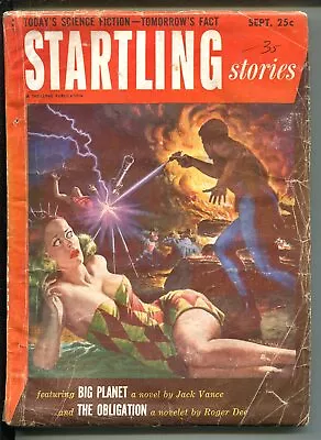Buy Pulp:  Startling Stories 9/1952-thrilling Pubs-jack Vance-roger Dee-sci-fi Pu... • 26.98£