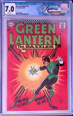 Buy D.C Comics Green Lantern 49 12/66 FANTAST CGC 7.0 White Pages • 97.10£
