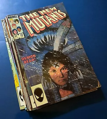 Buy THE NEW MUTANTS 18, 21, 23, 25-29, 31, 34-37 Marvel Comics 1983 LOT OF 13 • 16.60£