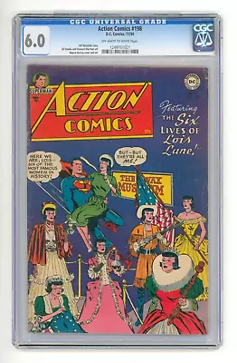 Buy Action Comics #198 CGC 6.0 FN Very Rare • 395£