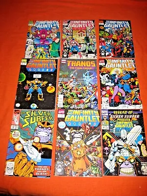 Buy Silver Surfer 34 Infinity Gauntlet 1-6 2 3 4 5 Thanos Final Threat 1 What If? 49 • 300£