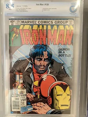 Buy IRON MAN #128 - Demon In A Bottle (1979) Tony Stark Alcoholism Major Issue! • 200£