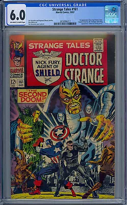 Buy Strange Tales #161 Cgc 6.0 Yellow Claw 1st Silver Age Appearance • 76.35£