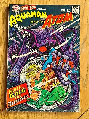 Buy Brave And The Bold #73 Vg- (3.5) September 1967 Aquaman The Atom Dc Comics ** • 17.99£