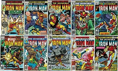 Buy Iron Man - High-grade Bronze Age Lot- #107-112,114,116,117 & 119 • 46.79£