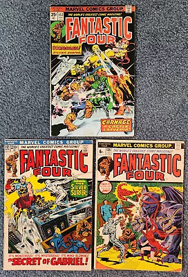 Buy Fantastic Four Lot Of 3 #121(FN-), 135(VG-), 157(FN) Marvel Comics 1972-75 • 28.11£