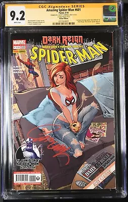 Buy Amazing Spider-Man # 601 Italian Panini J Scott Campbell Mary Jane Marvel CGC SS • 790.61£
