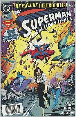 Buy Action Comics #700 (1938) - 8.5 VF+ *Fall Of Metropolis* Newsstand • 1.88£