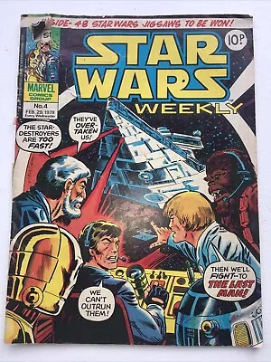 Buy Star Wars Weekly No. 4 Feb. 29 1978 Imperfect • 2.50£