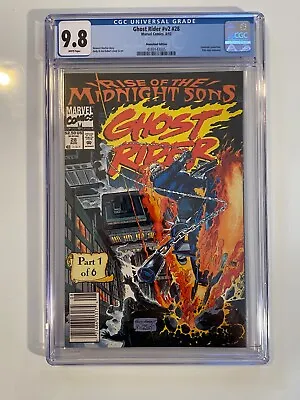 Buy Ghost Rider #28 (1994) CGC 9.8 NEWSSTAND 1st App Midnight Sons Combine/Free Ship • 278.95£