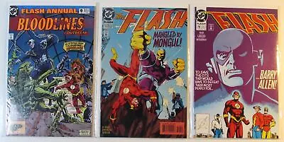 Buy Flash Lot Of 3 #78,102,Annual 6 DC (1993) 2nd Series Comic Books • 4.99£