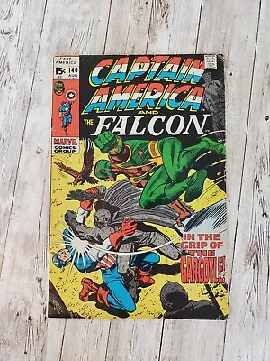 Buy Captain America #140 Marvel Comics 1971  - Grey Gargoyle - Stan Lee/John Romita • 9.59£