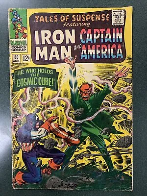 Buy Tales Of Suspense #80 (Marvel, 1966) 1st Crossover W/ Tales To Astonish #82 GD- • 26.22£