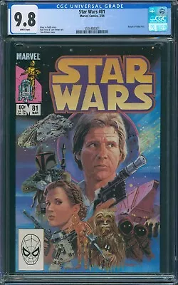 Buy Star Wars #81 CGC 9.8  (1984) White Pages • 324.37£