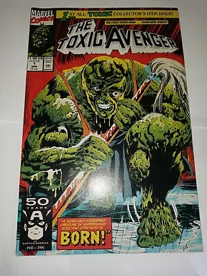 Buy Toxic Avenger #1 (Marvel Comics 1991) 1st Appearance Of The Toxic Avengers • 25.58£