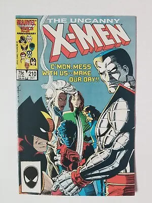 Buy Uncanny X-Men #210 (1986 Marvel Comics) Marauders Cameo ~ VF ~ Combine Shipping • 9.45£
