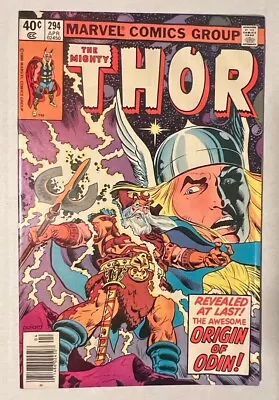Buy The Mighty Thor #294 1980 Marvel Comic Book • 3.80£