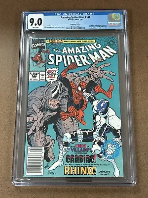 Buy Amazing Spider-Man #344 1st Appearance Of Carnage Cletus Kasady CGC 9.0 Newstand • 122.25£