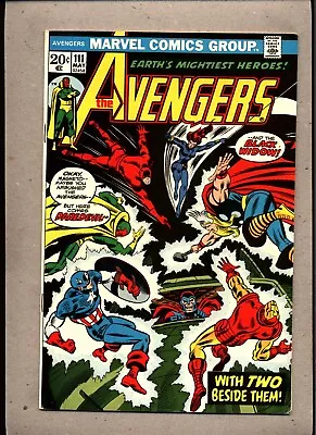 Buy Avengers #111_may 1973_very Fine Minus_daredevil_black Widow_x-men_magneto! • 7£
