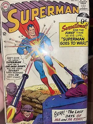 Buy SUPERMAN #161 (1963) Silver Age Comic DC (Bagged) • 24.99£