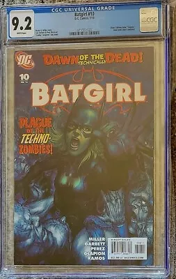 Buy BATGIRL #10 CGC 9.2 Stanley  Artgerm  Lau Cover  DC Comics 2010  • 39.05£