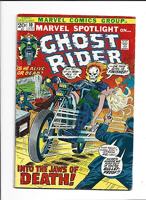 Buy MARVEL SPOTLIGHT #10 (1973) 6th Ghost Rider, 1st Witch Woman, Around VG- • 20.57£