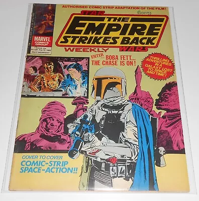 Buy STAR WARS THE EMPIRE STRIKES BACK No.129 Marvel UK 1980 1st App BOBA FETT • 2.20£