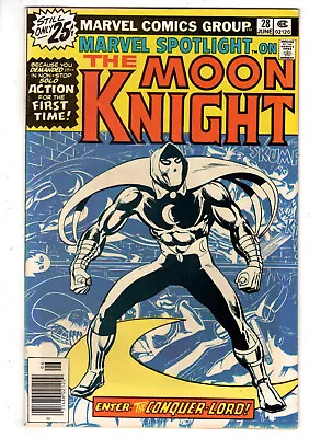 Buy Marvel Spotlight #28 (1976) - Grade 6.5 - 1st Solo Moon Knight Appearance! • 80.35£