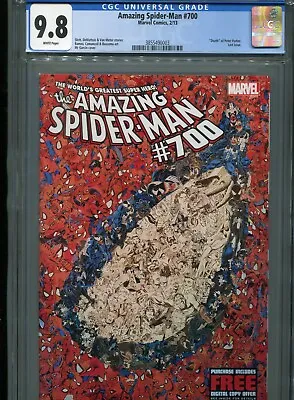 Buy Amazing Spider-Man #700  (Last Issue)  CGC 9.8 WP   (Death Of Peter Parker) • 184.68£