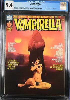 Buy Vampirella #40 Cgc 9.4 - Ow/wp - Nm - Enrich Cover - Bernie Wrightson Bio • 116.62£
