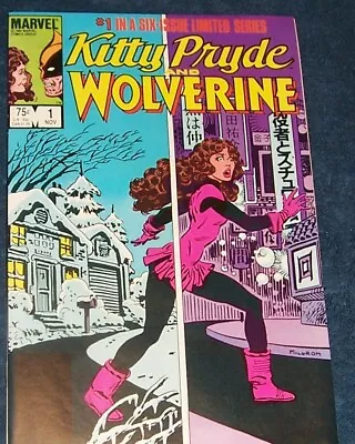 Buy Lot/2: New With Miinor Flaws! KITTY PRYDE & WOLVERINE # 1 Bag&Bd 1984 Comb. Shpg • 3.68£