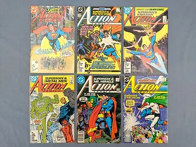 Buy Action Comics (1938 DC) Lot Of 6, Issues 583, 586, 588, 590, 593, 596 • 21.77£