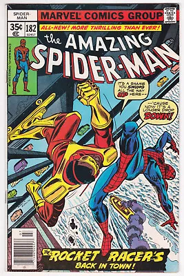 Buy Amazing Spider-Man #182 Fine 6.0 Rocket Racer Ross Andru Art 1978 • 7.90£
