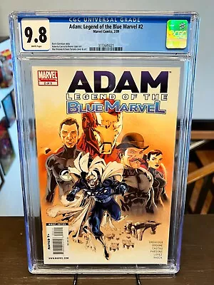 Buy Adam Legend Of The Blue Marvel #2 1st Printing CGC 9.8 NM/MT Marvel Comics 2009  • 275.92£